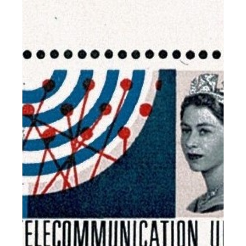 1965 ITU 1/6 (ord). Constant variety "retouched arm" SG Spec. W80d