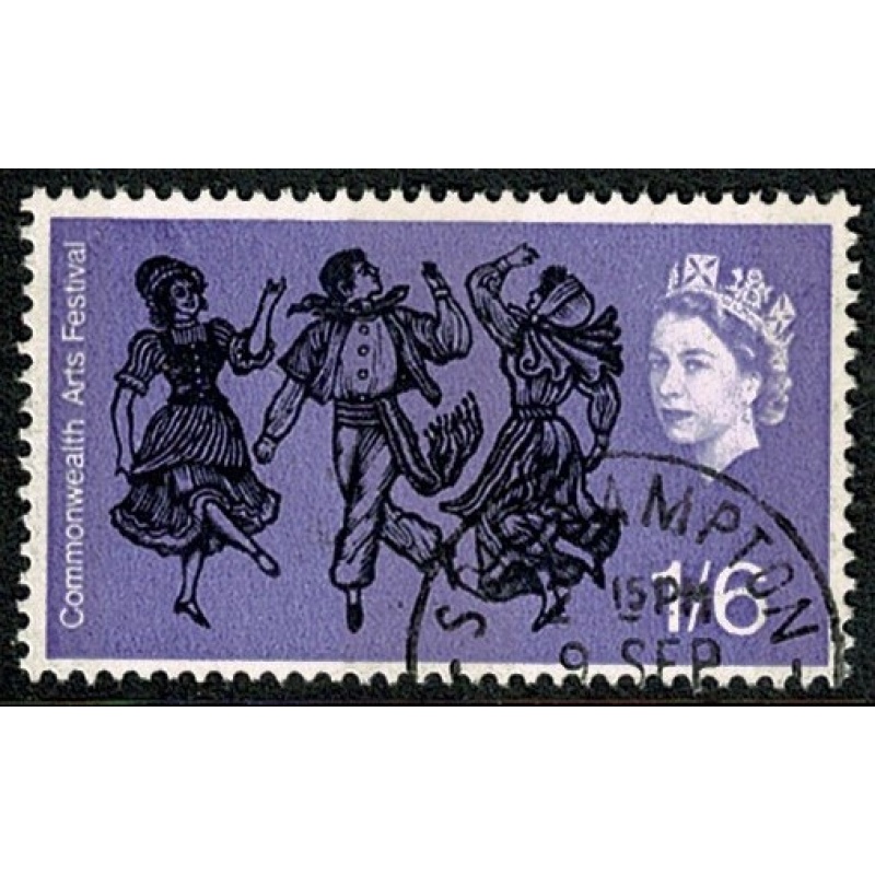 1965 Arts 1/6 (phos). Fine used SG 670p