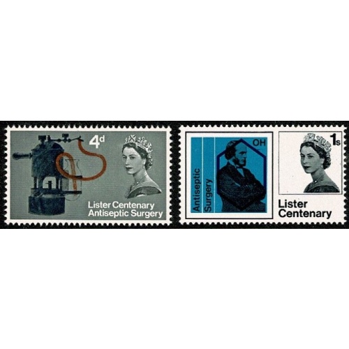 1965 Lister (ord).  Set of 2 values SG 667-668