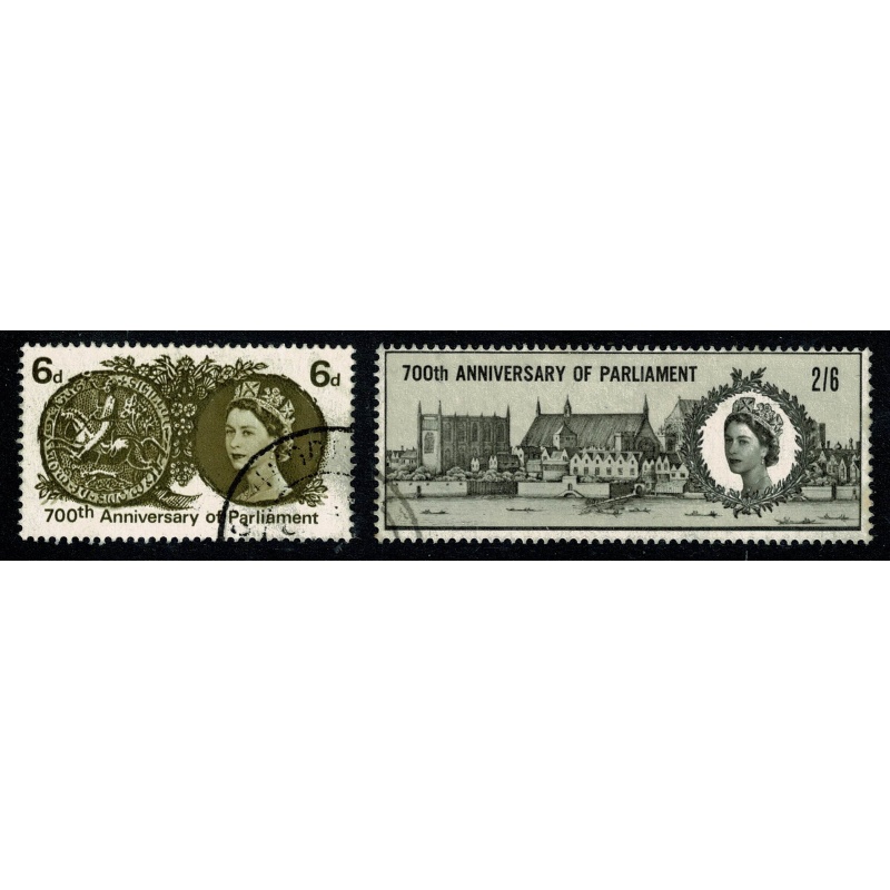 1965 700th Anniuversary of Parliament.(ord).  2 values Fine Used  SG 663-664