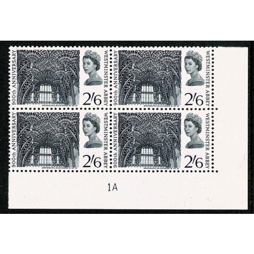 1966 Abbey 2/6. Plate 1A