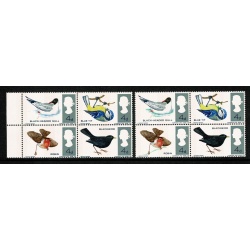 1966 Birds (phos) MISSING EMERALD GREEN . SG 696-698pf