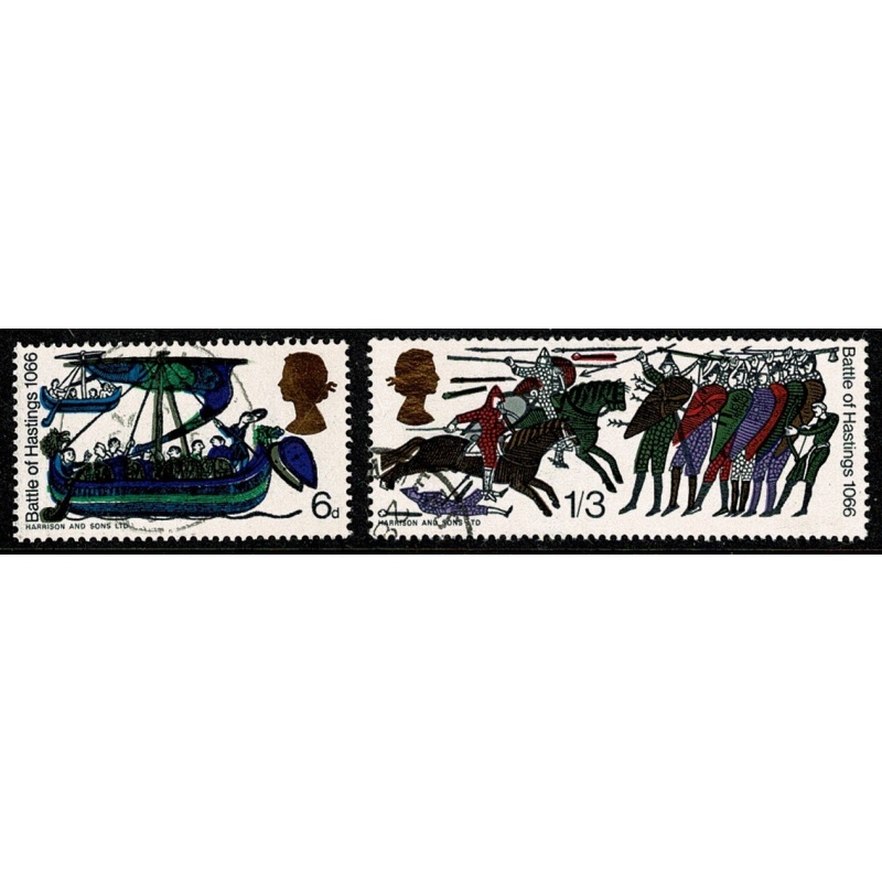1966 Battle of Hastings (ord). Fine Used set of 8 values SG 705-712