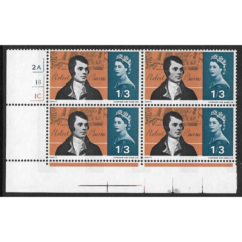 1966 Burns 1/3 (phos). Cyl 2A 1B 1C no dot.