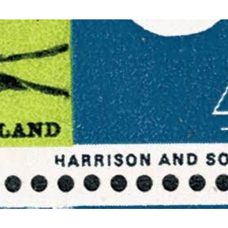 1966 Landscapes 4d (ord). Constant variety "broken H in Harrison" SG 689 var