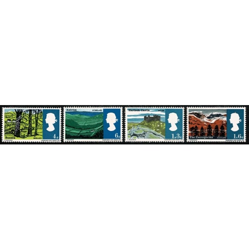 1966 Landscapes (ord). Set of 4 values. SG 689-692