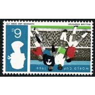 1966 World Cup 6d (ord). WATERMARK INVERTED. Unmounted Mint single. SG 694Wi