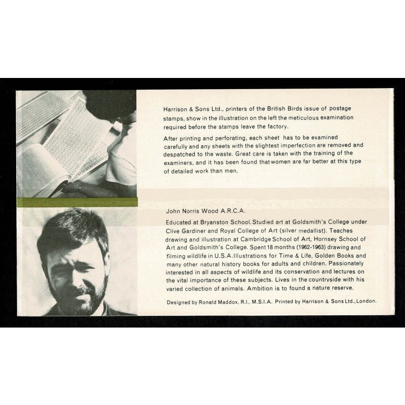 1967 British Birds Presentation Pack