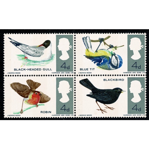 1966 Birds (phos). SHIFT OF YELLOW