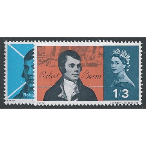 1966 Burns (phos). SG 685p-686p. UM set of 2 values