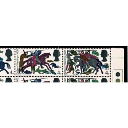 1966 Hastings 4d (ord). BLADE FLAW.  Cylinder 1A1B1C1D1E1F1G1H1J block of 24.