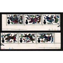 1966 Battle of Hastings (phos).  4d  Watermark Inverted, SG 705pWi-712pWi.