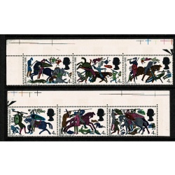 1966 Battle of Hastings (phos).  4d  Watermark Inverted, SG 705pWi-712pWi.