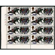 1966 Hastings 1/3 (Phos). Cylinder block with "club flaw" listed variety. SG 712pb