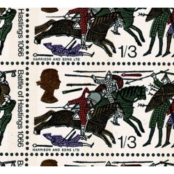 1966 Hastings 1/3 (Phos). Cylinder block with "club flaw" listed variety. SG 712pb