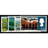 1966 Landscapes (phos). SG 689p-692p