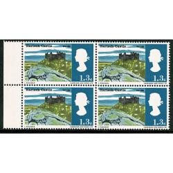 1966 Landsacpes 1/3 (ord). Listed minor constant variety accent above ES of WALES SG 691 var