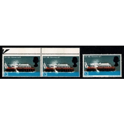 1966 Technology 1/3 (phos).  SHIFT OF PERFORATIONS  Poitional pair SG 703 var