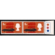 1966 Technology 4d (phos). Listed constant variety "broken D" SG 702c