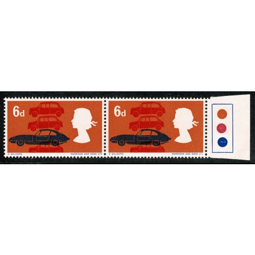 1966 Technology 4d (phos). Listed constant variety "broken D" SG 702c