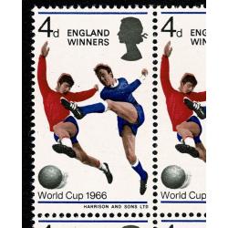 1966 World Cup Winners 4d. Listed variety broken shadow. SG Spec. W96c