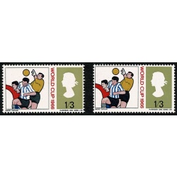 1966 World Cup 1/3 (ord). SHIFT OF BLUE. SG 695var