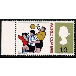 1966 World Cup 1/3 (ord). SHIFT OF BLUE. SG 695var