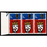 1966 Christmas 3d (ord). Listed variety "Missing T". SG 713c