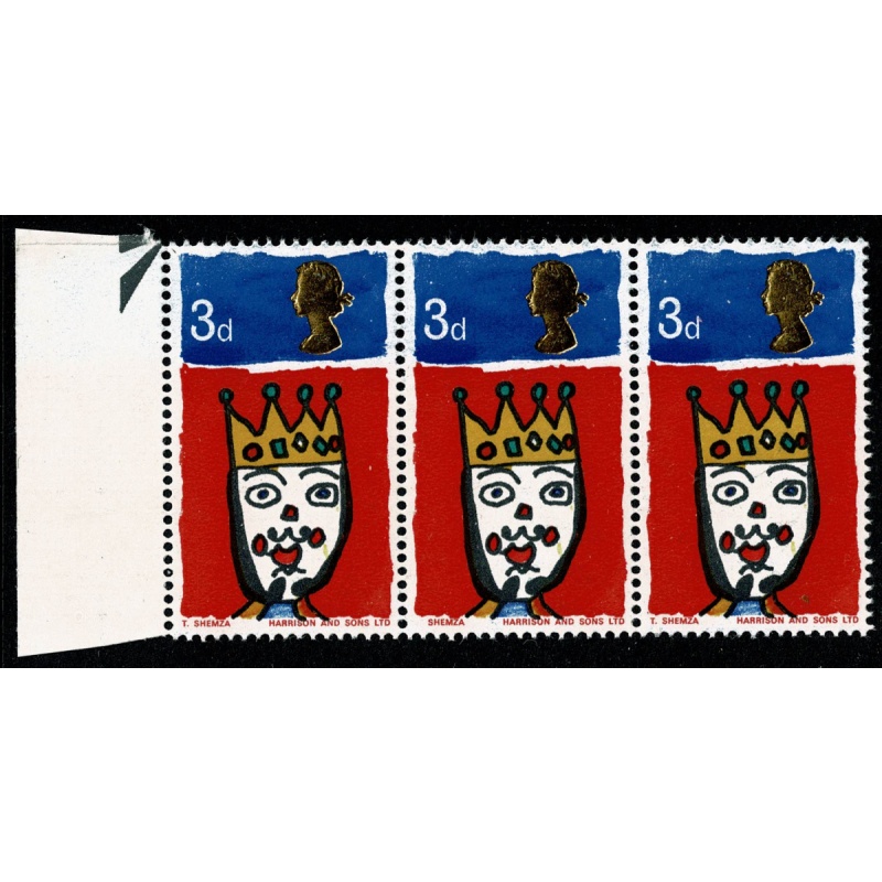 1966 Christmas 3d (ord). Listed variety "Missing T". SG 713c