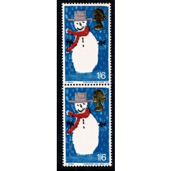 1966 Christmas 1/6 (ord). MISSING GOLD DETAIL variety. SG 714 var