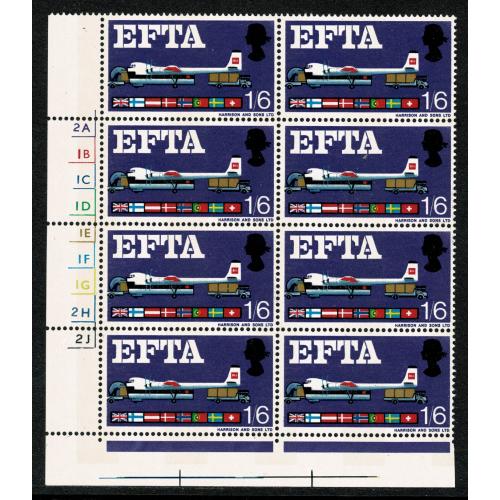 1967 EFTA 1/6 (phos). Cyl. 2A1B1C1D1E1F2H2J no dot.