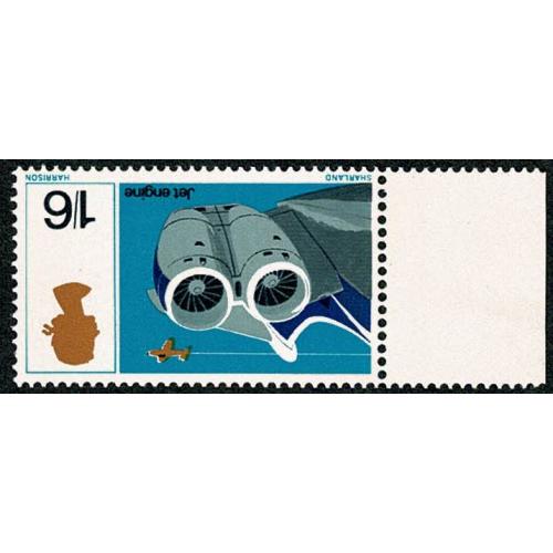 1967 Discovery & Invention. UM marginal single WATERMARK INVERTED. SG 754Wi.