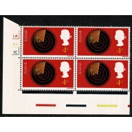 1967 Discovery & Invention 1/-. Cyl. 1A 1B 1C  block of four.