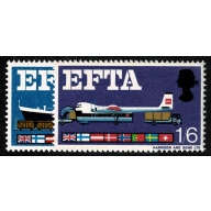 1967 E.F.T.A. (phos). SG 715p-716p