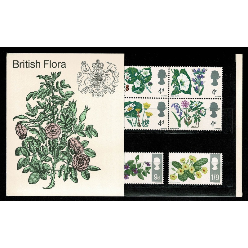 1967 Wild Flowers Phosphor Issue Presentation Pack
