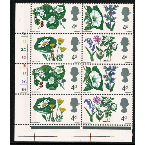 1967 Flowers 4d (phos). Cyl. 3A1B2C1D1E1F2G1H no dot