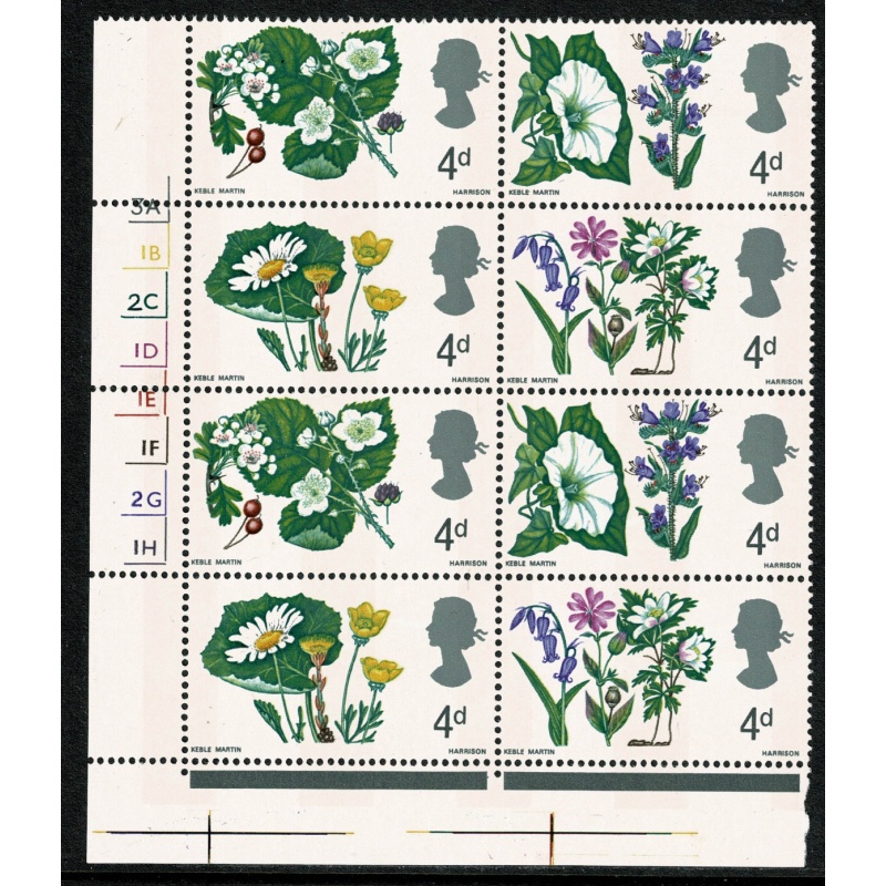 1967 Flowers 4d (phos). Cyl. 3A1B2C1D1E1F2G1H no dot