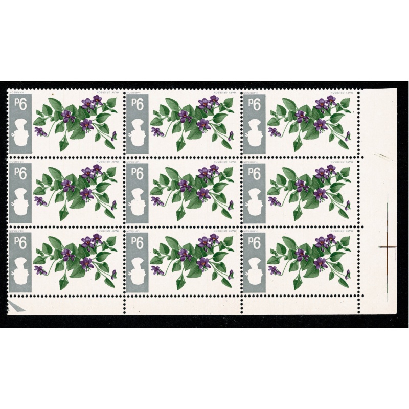 1967 Flowers 9d (ord). INVERTED WMK. SG 721Wi