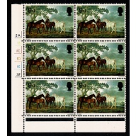 1967 Paintings 9d. Cyl. 2A1B1C1D1E3F  no dot