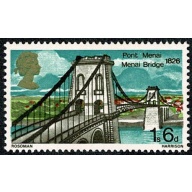 1968 Bridges 1/6. Missing Phosphor. SG 765y.