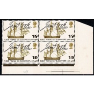 1968 Anniversaries 1/9. Listed variety "tail of 9 of 1969 short" SG 770 var