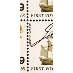 1968 Anniversaries 1/9. Listed variety "sliced F in First"  SG 770 var