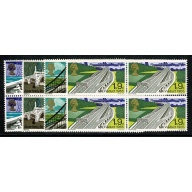 1968 Bridges. Set in UM blocks of four. SG 763-766