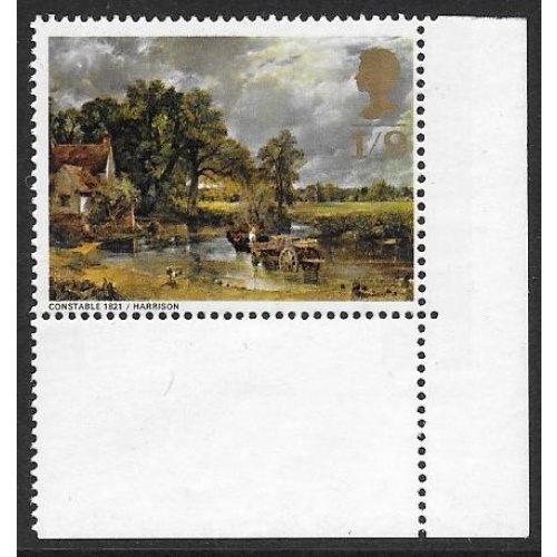 1968 Paintings 1/9. MISSING EMBOSSING. SG 774c