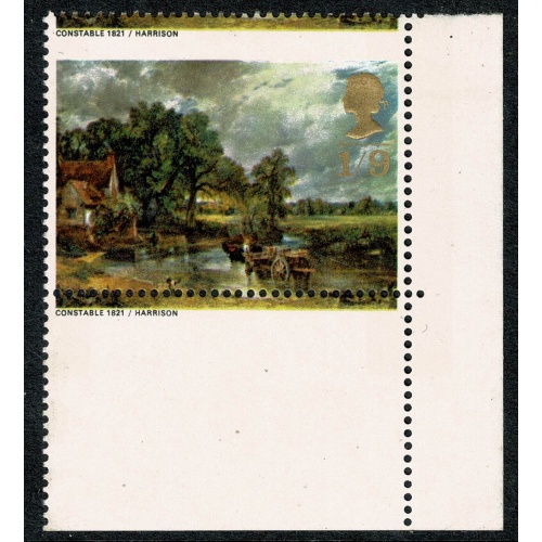 1968 Paintings 1/9. PERFORATION SHIFT. SG 774 var.