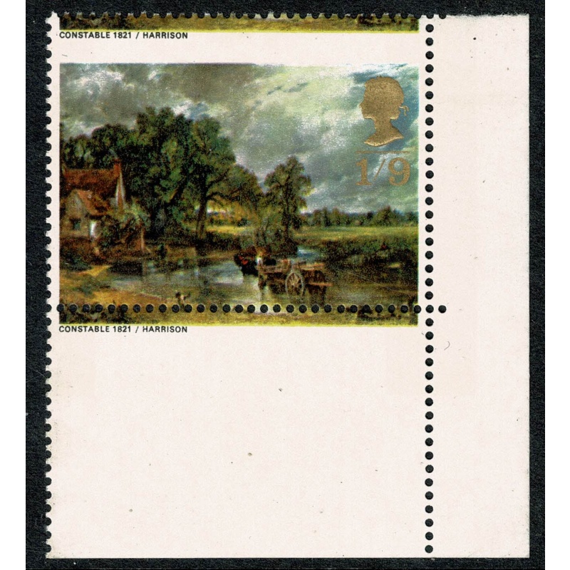 1968 Paintings 1/9. PERFORATION SHIFT. SG 774 var.