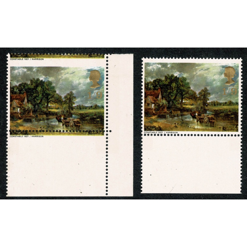1968 Paintings 1/9. PERFORATION SHIFT. SG 774 var.