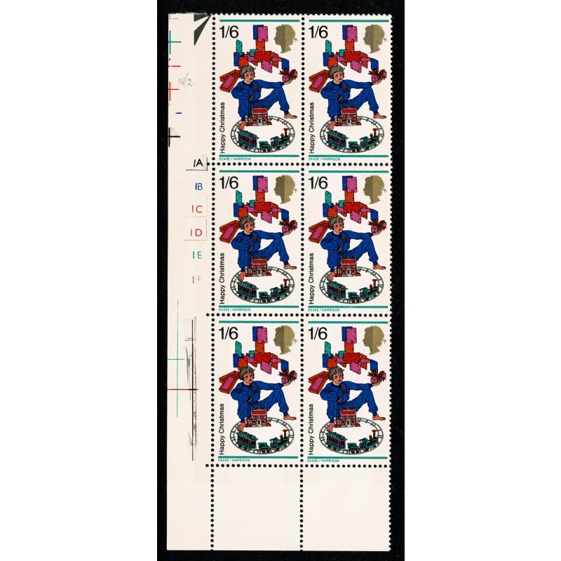 1968 Christmas 1/6. Cyl. 1A1B1C1D1E1F no dot