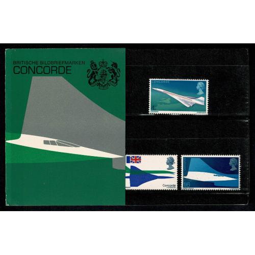 1969 Concorde German Presentation Pack.