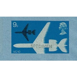 1969 Investiture Airletter. SPECIMEN overprint